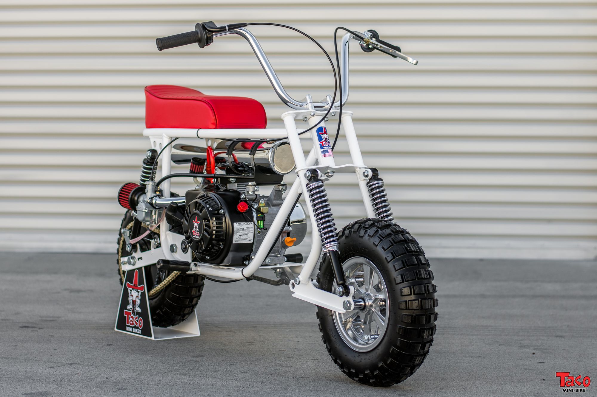 Discover Taco Mini Bikes, high-quality mini bikes featuring 212cc engines, aggressive styling, and custom-ready design. Built for speed and style. Shop now at Bike Studio.