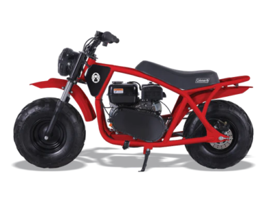Discover Coleman Mini Bikes, trusted entry-level mini bikes featuring 196cc engines, simple design, and durable construction. Perfect for beginners.