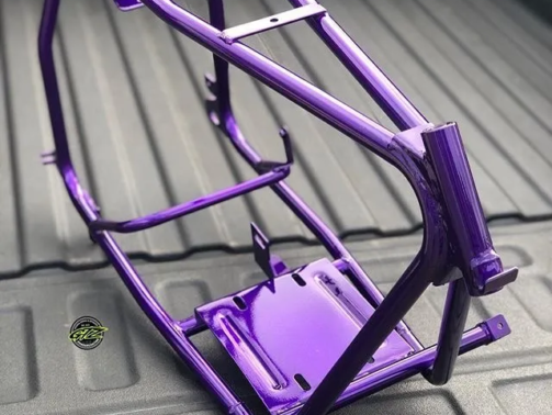Discover the GTS 6 minibike frames, high-strength steel chassis kits for building your own custom mini bike. Perfect for drag, bobber, or trail builds.