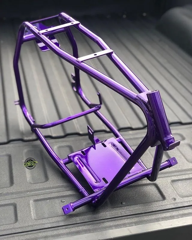 Discover the GTS 6 minibike frames, high-strength steel chassis kits for building your own custom mini bike. Perfect for drag, bobber, or trail builds.