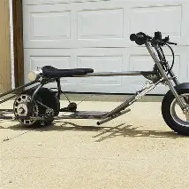 Discover the RCF Drag Micro, a compact mini bike built for straight-line speed with drag-inspired styling, 212cc engine, and aggressive stance.