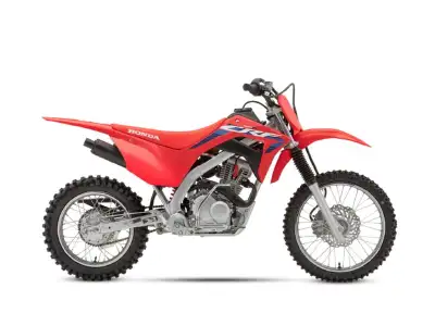 The 2023 Honda CRF125F is the ultimate off-road bike for beginners and young riders, offering smooth handling, reliable power, and a durable design.