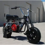 The blacked-out-with-bling mini bike combines aggressive blackout styling with polished accents for standout performance and aesthetics. Learn about feature