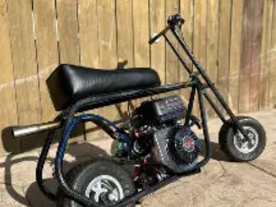 The Black J-Bar stock minibike delivers reliable performance, rugged design, and classic minibike styling. Learn about engine specs, features, riding