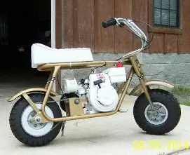 The candy gold stock minibike delivers eye-catching metallic styling with reliable factory performance. Discover features, engine specs, riding comfort