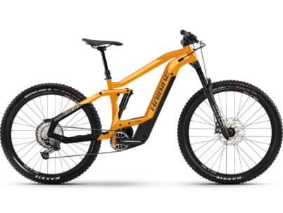 The Haibike AllMtn 4 Electric Mountain Bike delivers full-suspension control, powerful pedal assist, and trail-ready geometry. Explore motor performance.