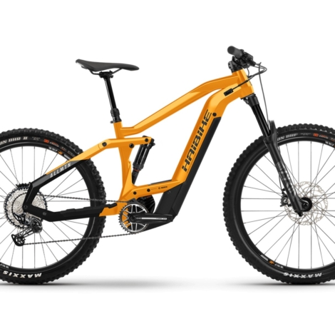 The Haibike AllMtn 4 Electric Mountain Bike delivers full-suspension control, powerful pedal assist, and trail-ready geometry. Explore motor performance.